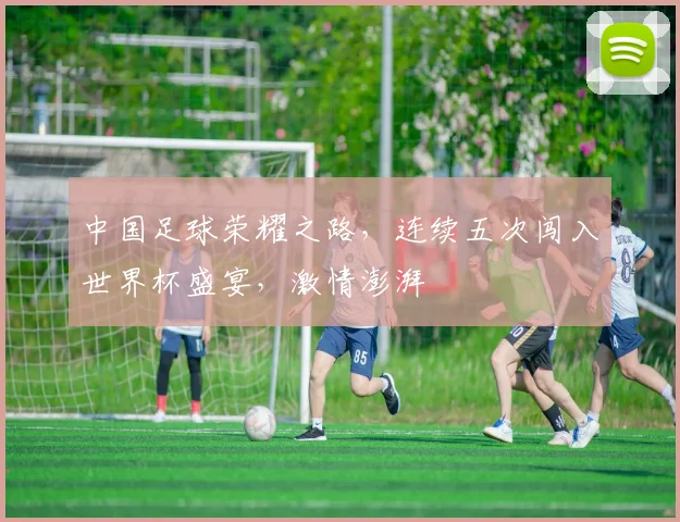 中国足球荣耀之路，连续五次闯入世界杯盛宴，激情澎湃